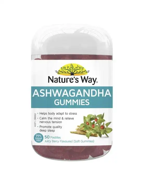 Nature's Way Ashwagandha Gummies 50 Pastilles