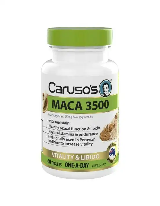 Caruso's Natural Health Maca 3500 60 Tablets