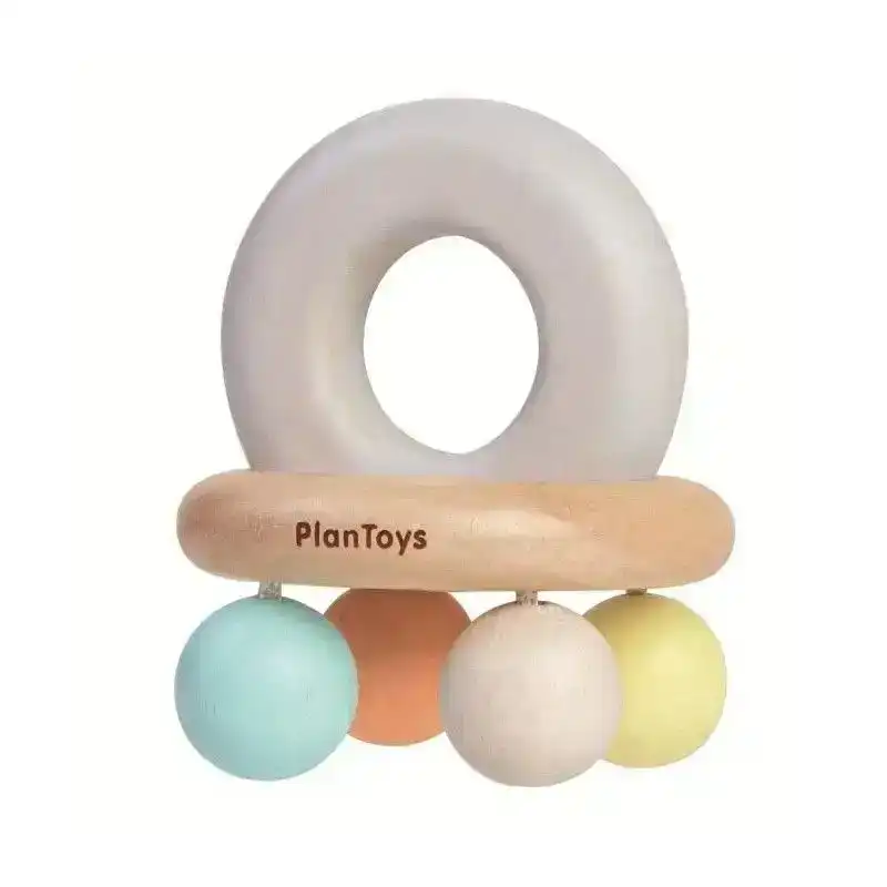 Plan Toys Belle Rattle- Pastel