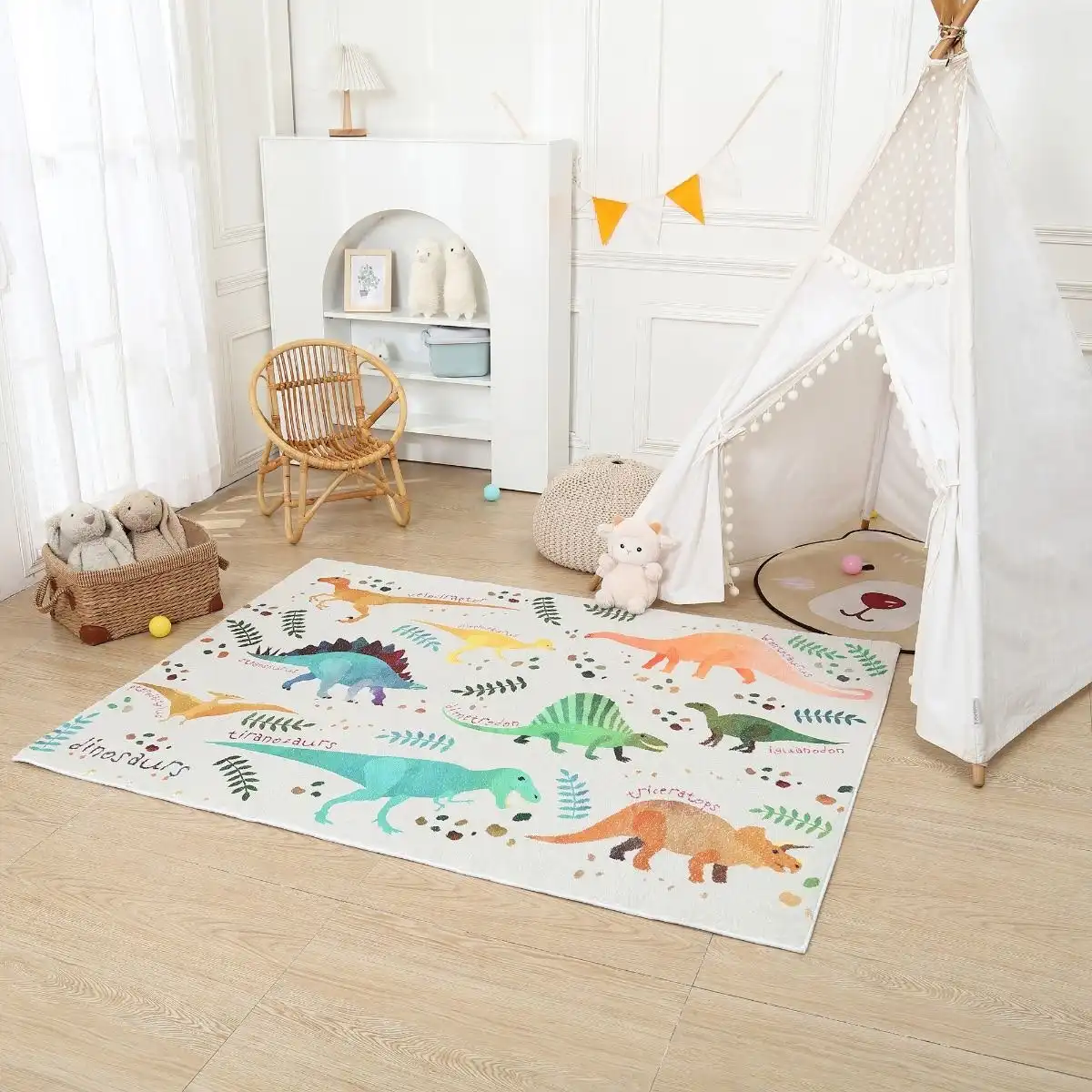 All 4 Kids Dino Party Rug