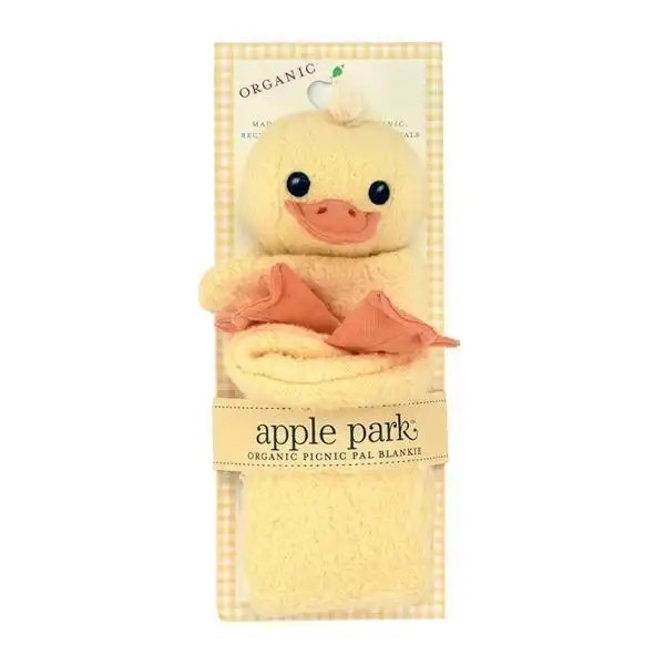 Apple Park Organic Luxury Ducky Blankie (Back Card)