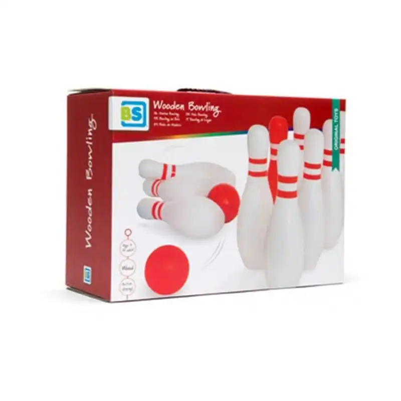 BS Toys - Red and White Bowling