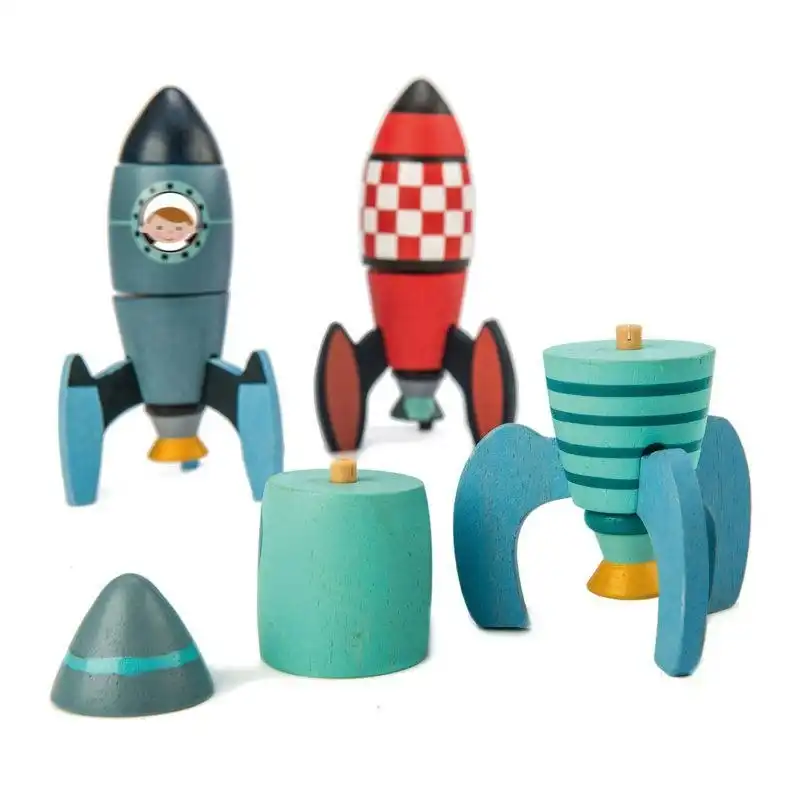 Tender Leaf Toys Rocket Construction Set