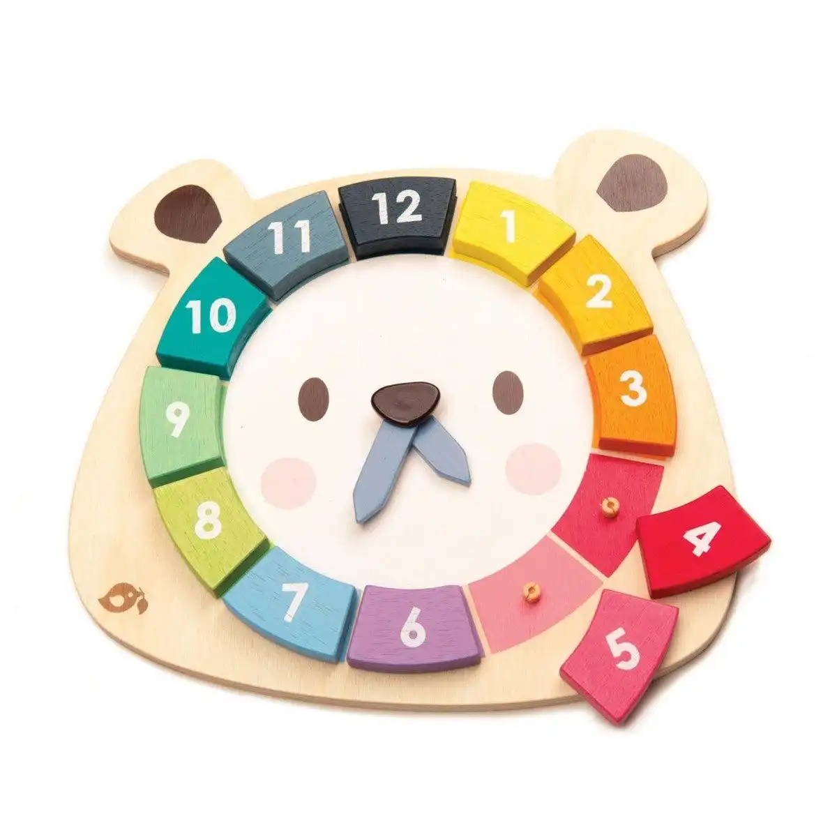 Tender Leaf Toys Bear Colours Clock