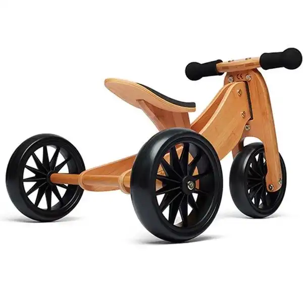 Kinderfeets Tiny Tot 2-in-1 Trike Balance Bike - Bamboo