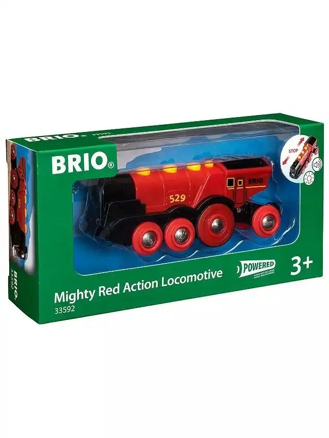 Brio BO - Mighty Red Action Locomotive