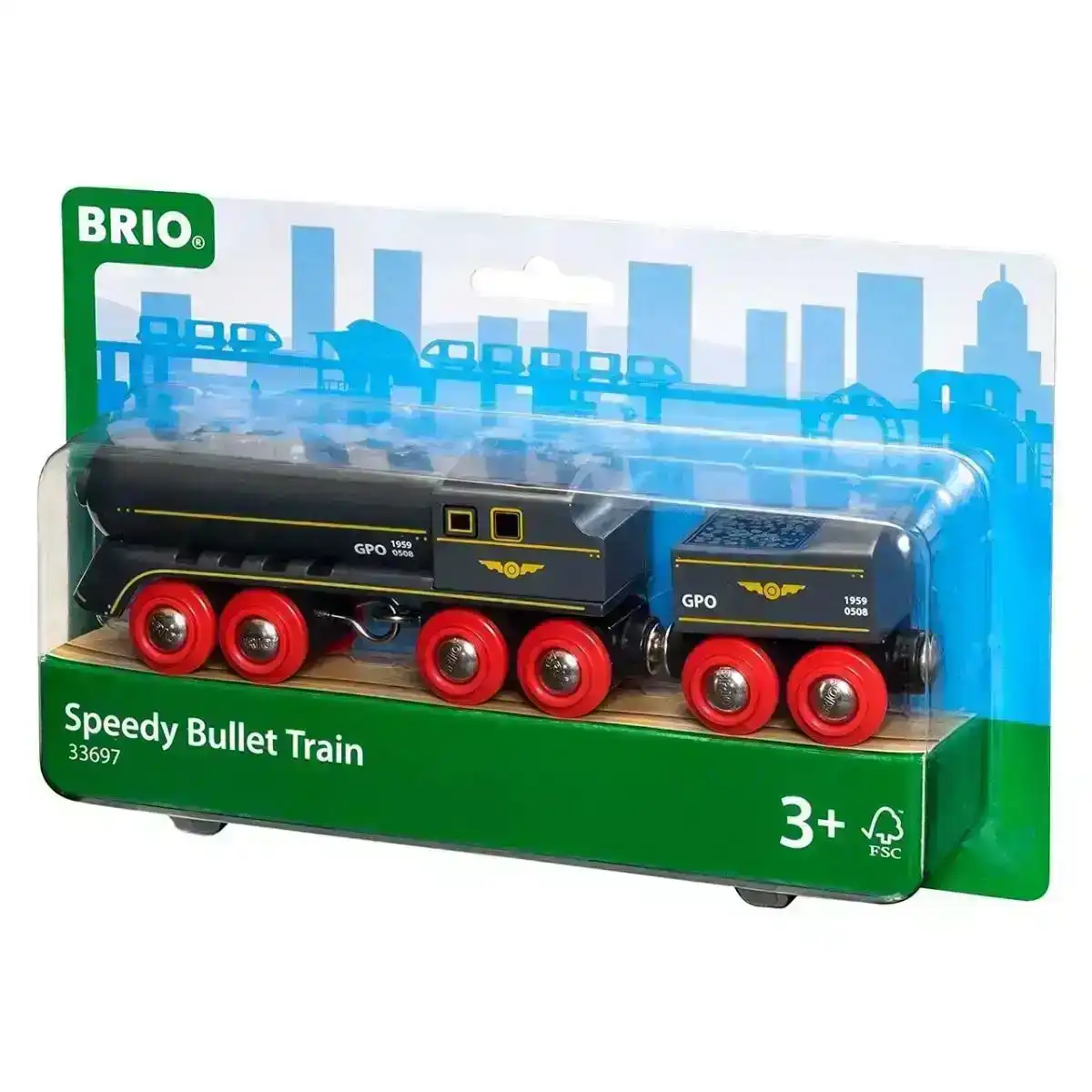 Brio Train - Speedy Bullet Train 2 pieces