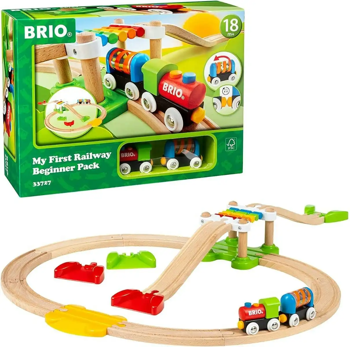 Brio My First - Railway Beginner Pack 18 pcs