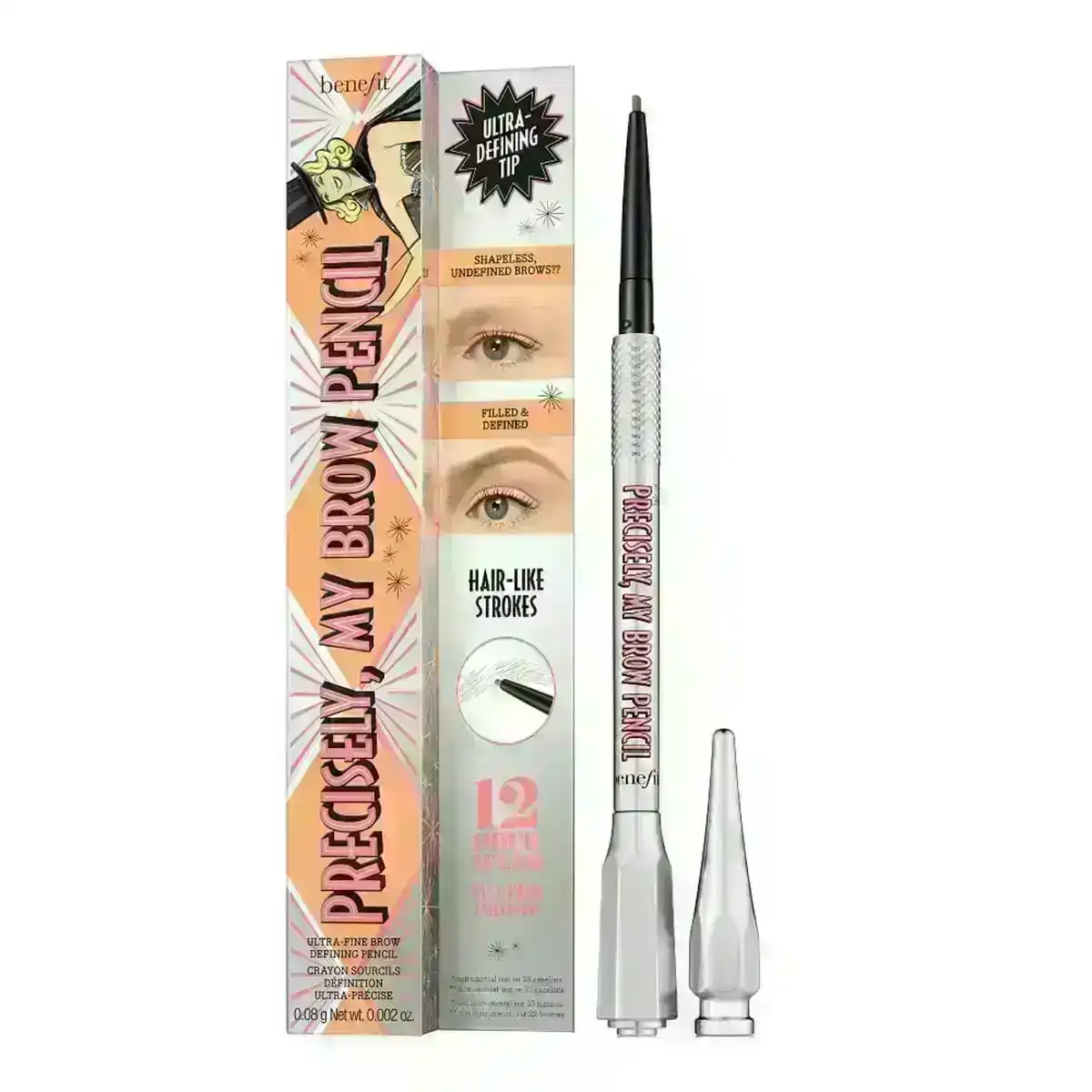 Benefit Cosmetics Precisely, My Brow Pencil 4.5 Neautral Deep Brown