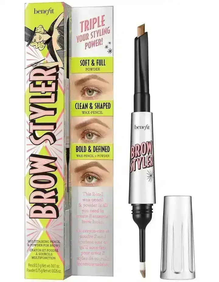 Benefit Cosmetics Brow Styler 2 in 1 Wax Pencil and Powder Neutral Blonde 2.5
