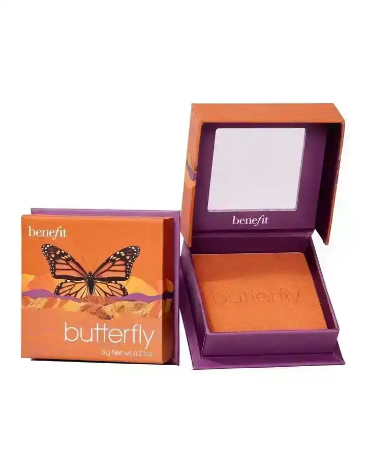 Benefit Cosmetics Blush 6g Butterfly -Golden Orange Shimmer Finish