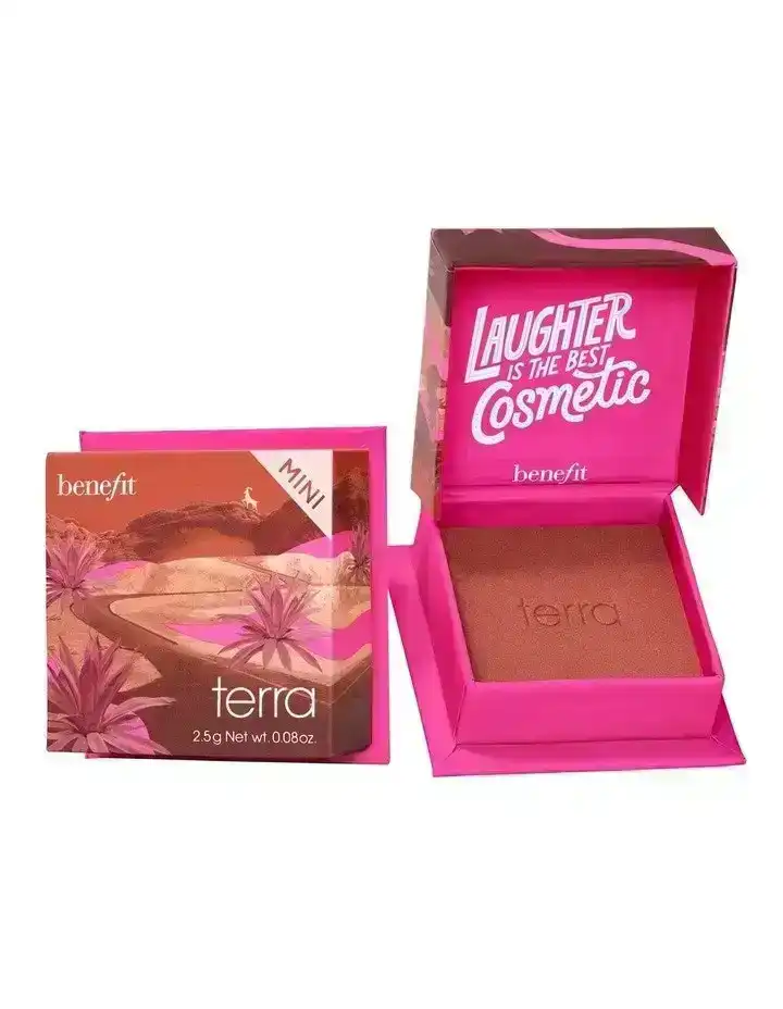Benefit Cosmetics Blush 6g Terra -Golden Brick Red Shimmer Finish