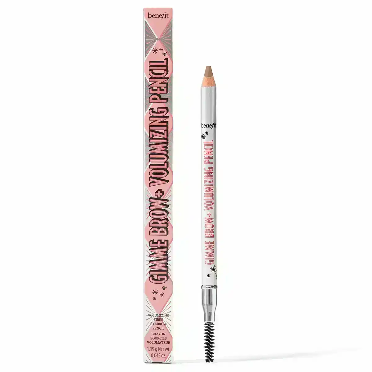 Benefit Cosmetics Gimme Brow + Volumizing Pencil 3 Warm Light Brown
