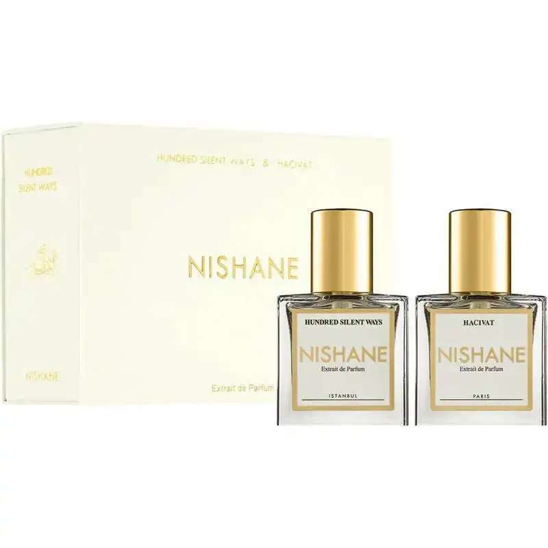 Nishane Twin Pack Hacivat and Hundred Silent Ways Extrait De Parfum 2 x 15ml