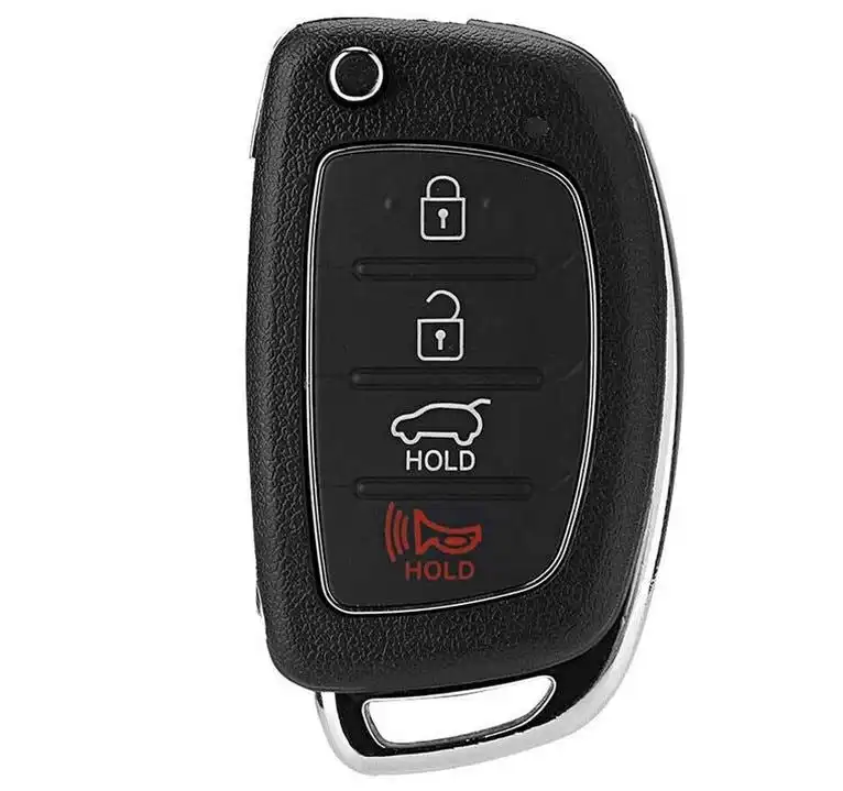 FITS Hyundai i40 i30 ix35 Sante Fe 4 Button Flip Key Remote Shell Case