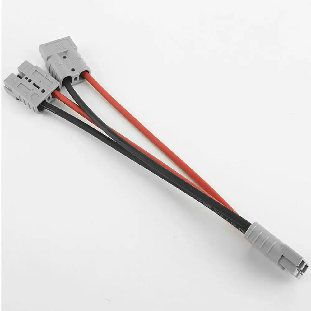 50Amp Anderson Plug Connector 6mm Double Y Adaptor 1 to 2 Automotive Cable