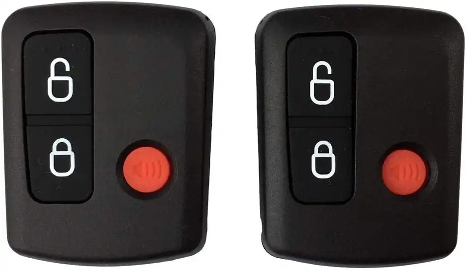 [2 Pack] Remote Shell 3 Button Car Keypad for Ford BA BF Falcon Ute Territory SX SY | Shell Only