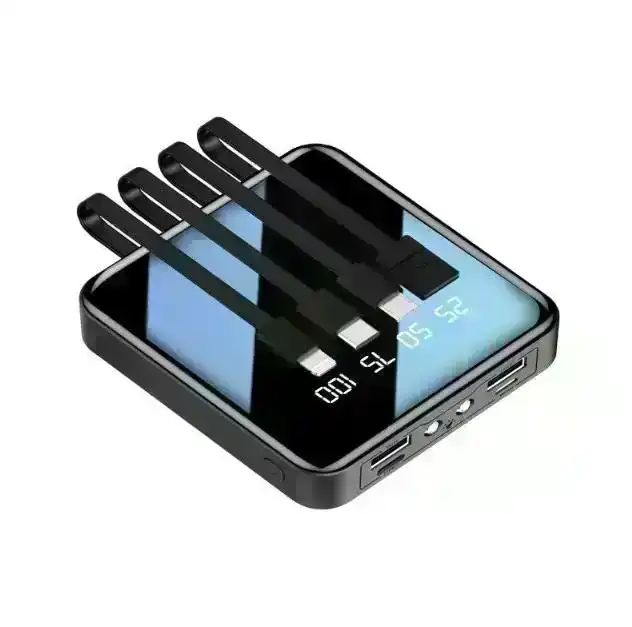 Portable Power Bank Mini USB Pack LED Battery Charger For Mobile Phone