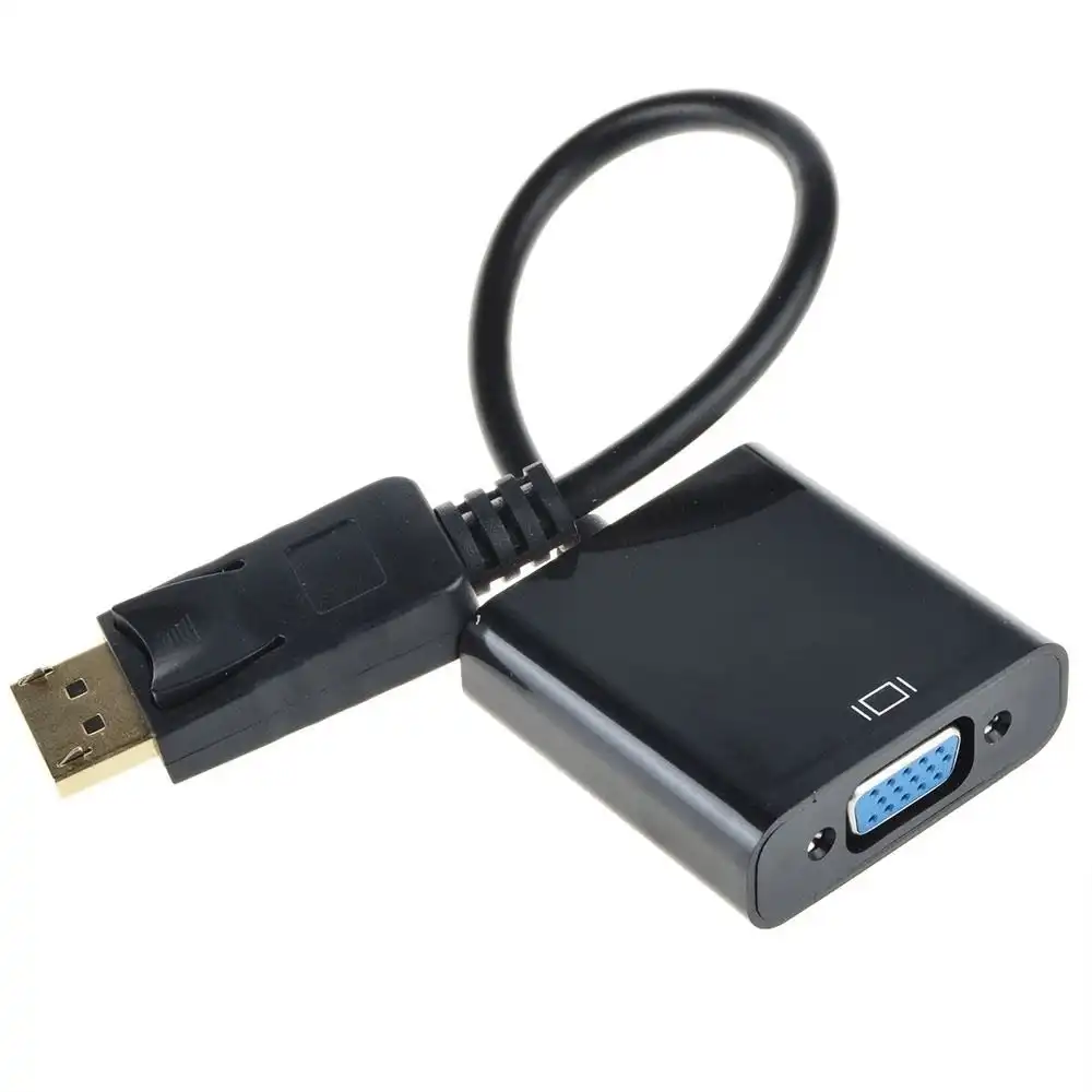 Displayport Display Port DP Male to VGA Female Video Converter Adapter Cable PC