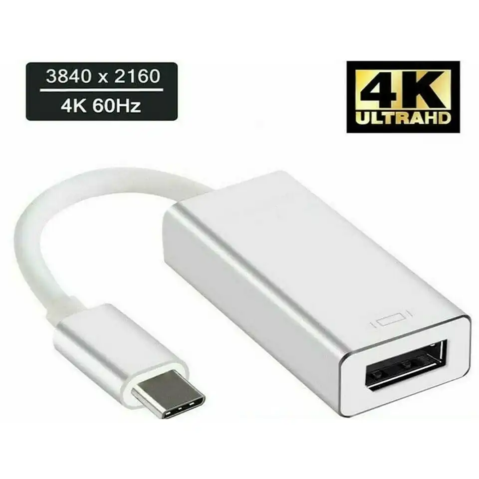 USB C USB 3.1 Type C to DisplayPort DP 4K Video Adapter Converter Cable 16cm