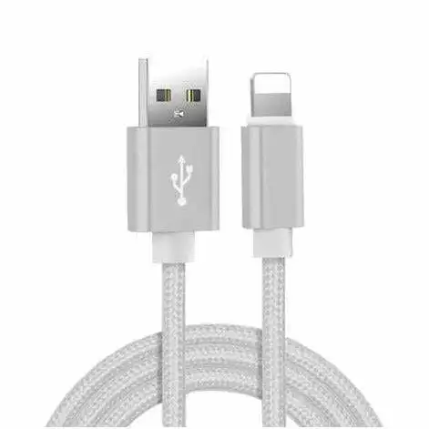 Fast Charger Nylon USB Ultra Charging Cable Data FOR Apple Charger iPhone & iPad