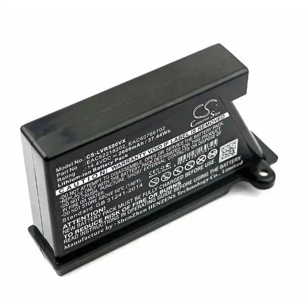 Compatible LG Robot Vacuum Battery Part EAC62218202 Models VR5902, VR5906, VR6170, VR6270