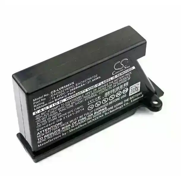 Compatible LG Robot Vacuum Battery Part EAC62218202 Models VR5902, VR5906, VR6170, VR6270