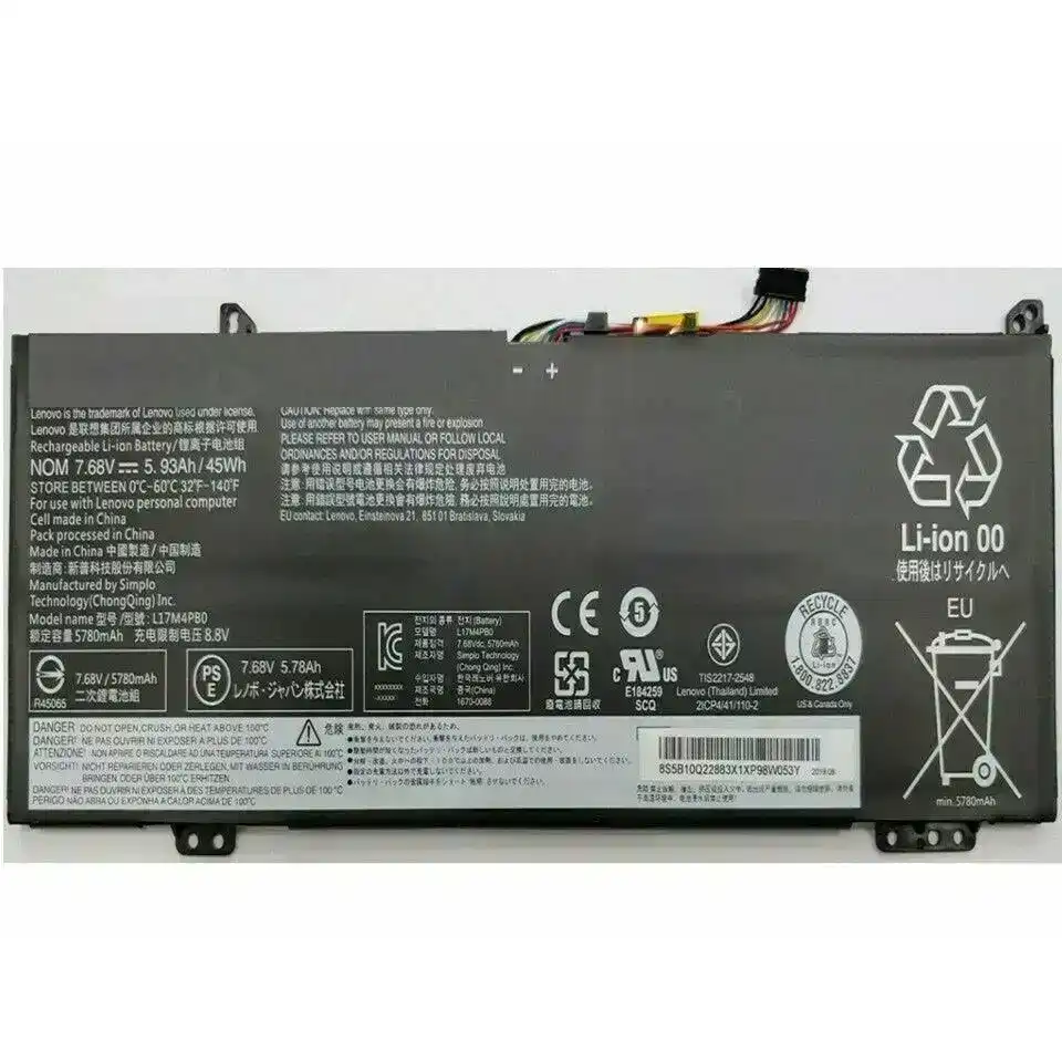 Lenovo Yoga 530-14ARR 530-14IKB IdeaPad 530s L17M4PB0 Compatible Battery