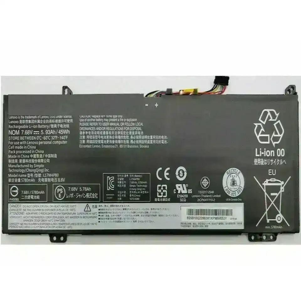 L17C4PB0 L17M4PB0 Battery For Lenovo Yoga 530-14IKB 530-14ARR 530-14isk