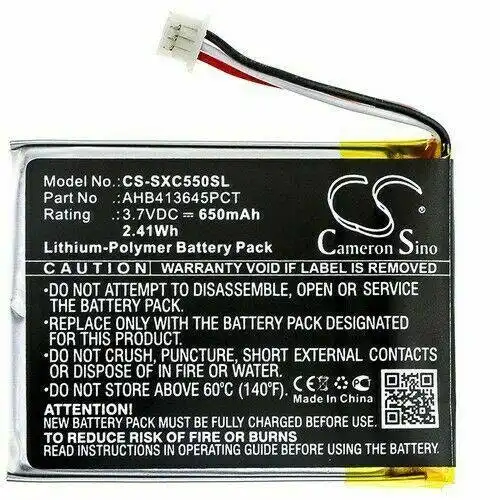 Battery Replacement For SENNHEISER PXC 550