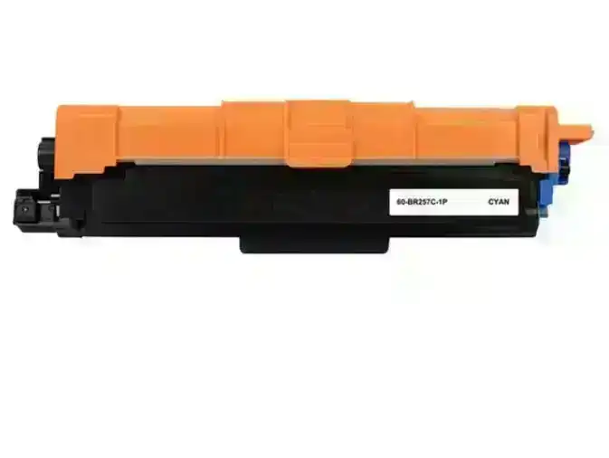 1x TN-257C Compatible Cyan High Yield Toner Cartridge - 2,300 pages