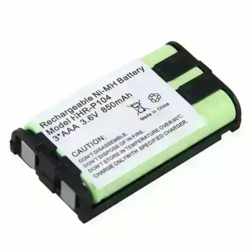 3.6V Replacement Battery Compatible With Panasonic Cordless Phone HHR-P104 HHR-P104A HHRP104