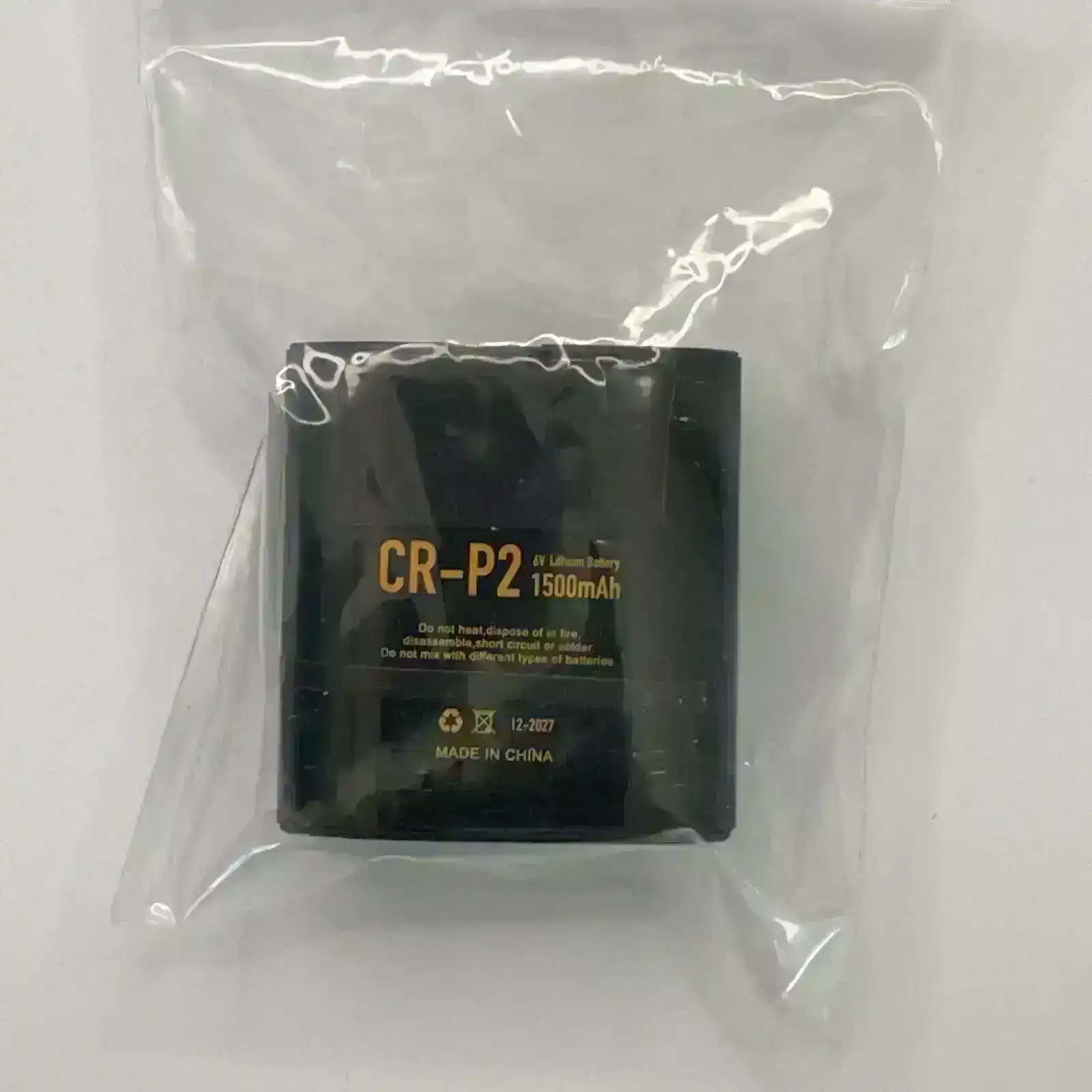 CRP2 Lithium Photo Replacement Battery 1500mAh 6V CR-P2