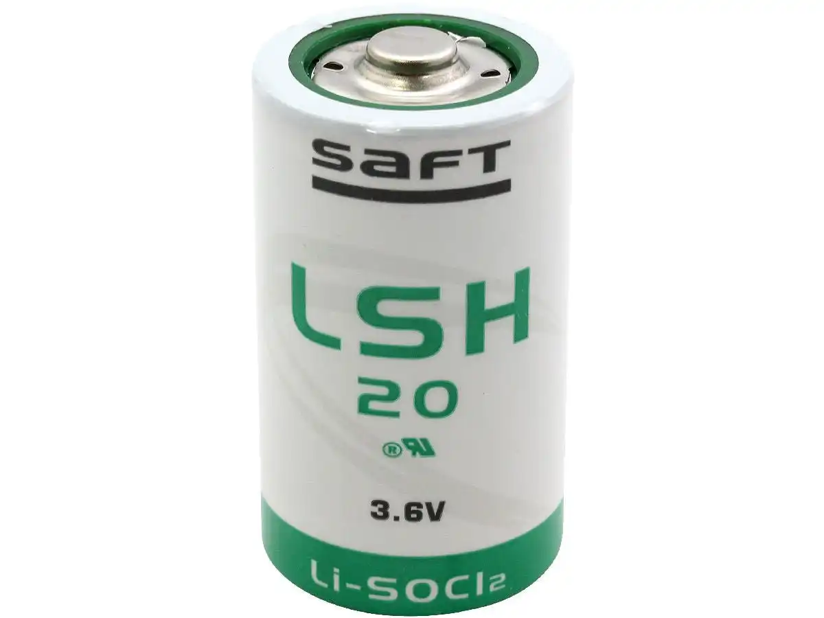 Saft LSH20 High Rate D size Lithium Battery Cylindrical Cell - Spiral Wound Type