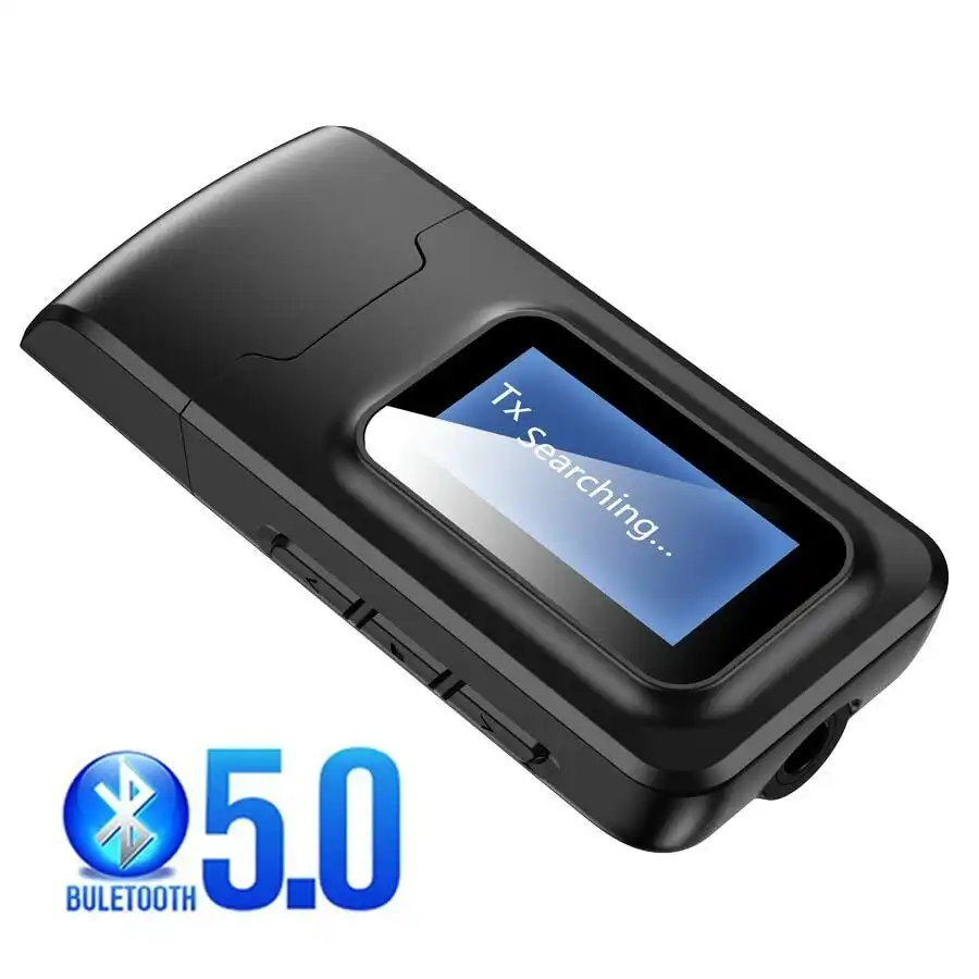 USB Bluetooth 5.0 Transmitter Receiver Audio Adapter AUX 3.5mm TV CAR PC Speaker