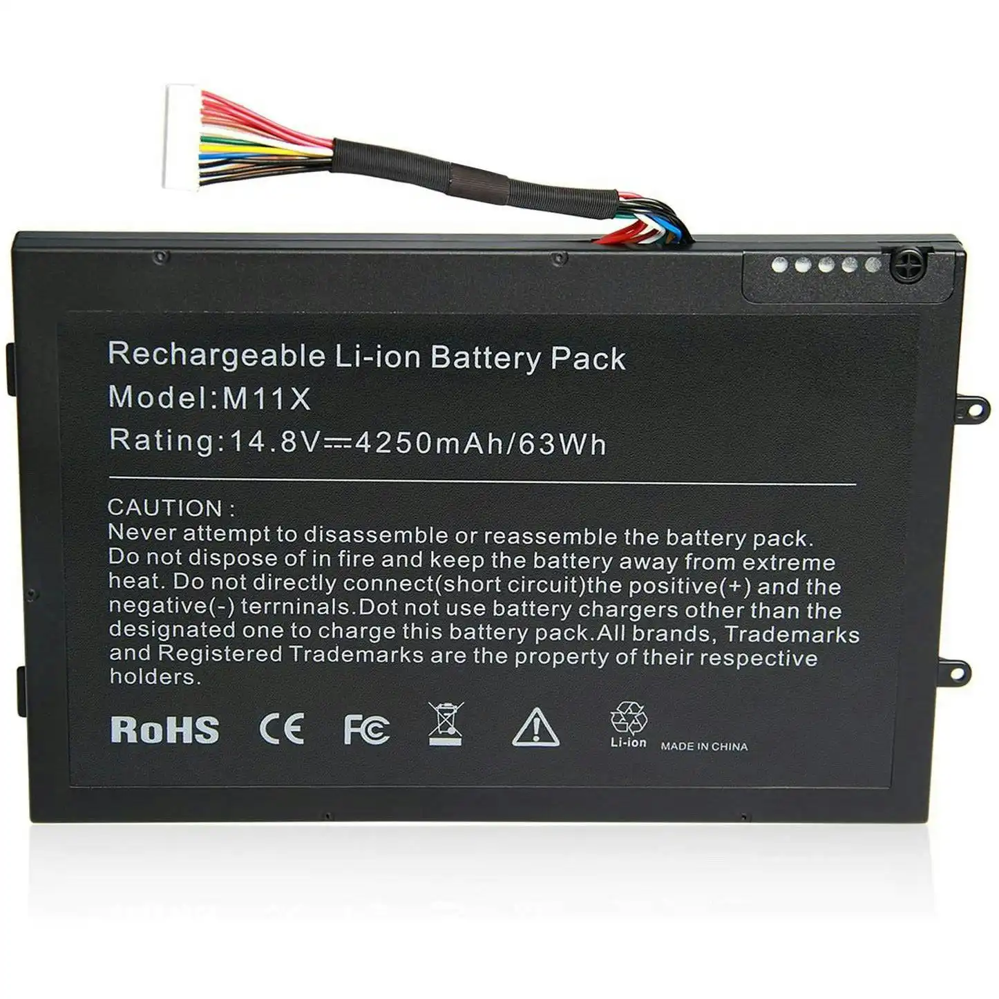 63Wh Battery For Dell Alienware M11x M14x R1 R2 PT6V8 KR-08P6X6 T7YJR P06T DKK25