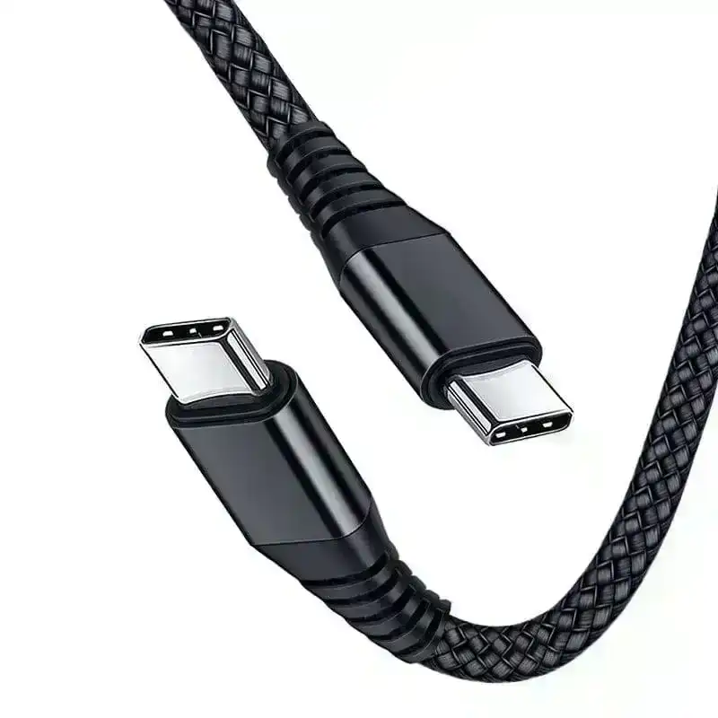 USB Type-C to USB C 3.1 Male to Male Sync PD Charging Cable Type C to Type C Mac