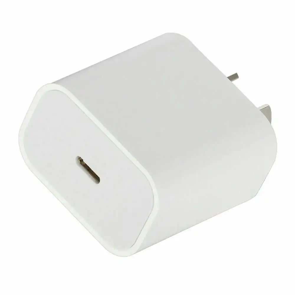 20W USB-C Power Adapter AU Block For iPhone 14 13 11 iPad Samsung Wall Fast Charger