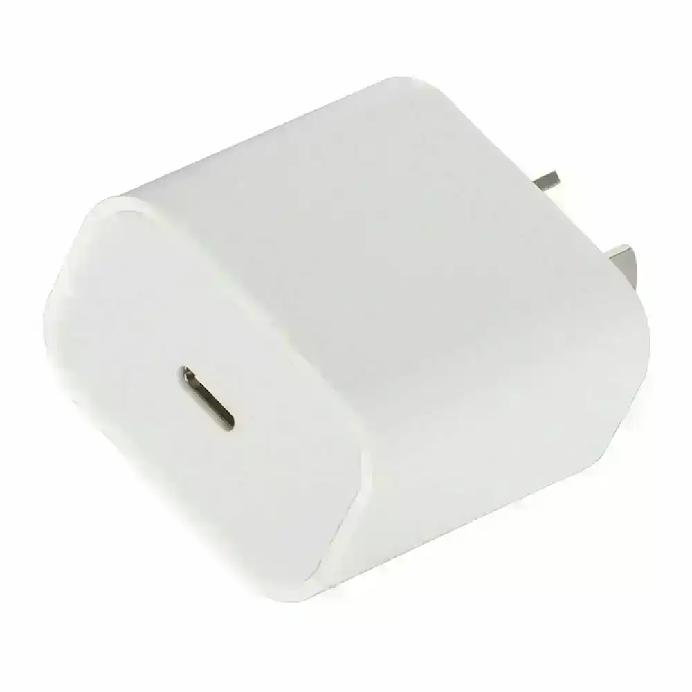 20W USB-C Power Adapter AU Block For iPhone 13 11 iPad Samsung Wall Fast Charger