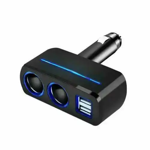 Car Charger Cigarette Lighter Double Power Adapter Socket Splitter Dual USB AUS