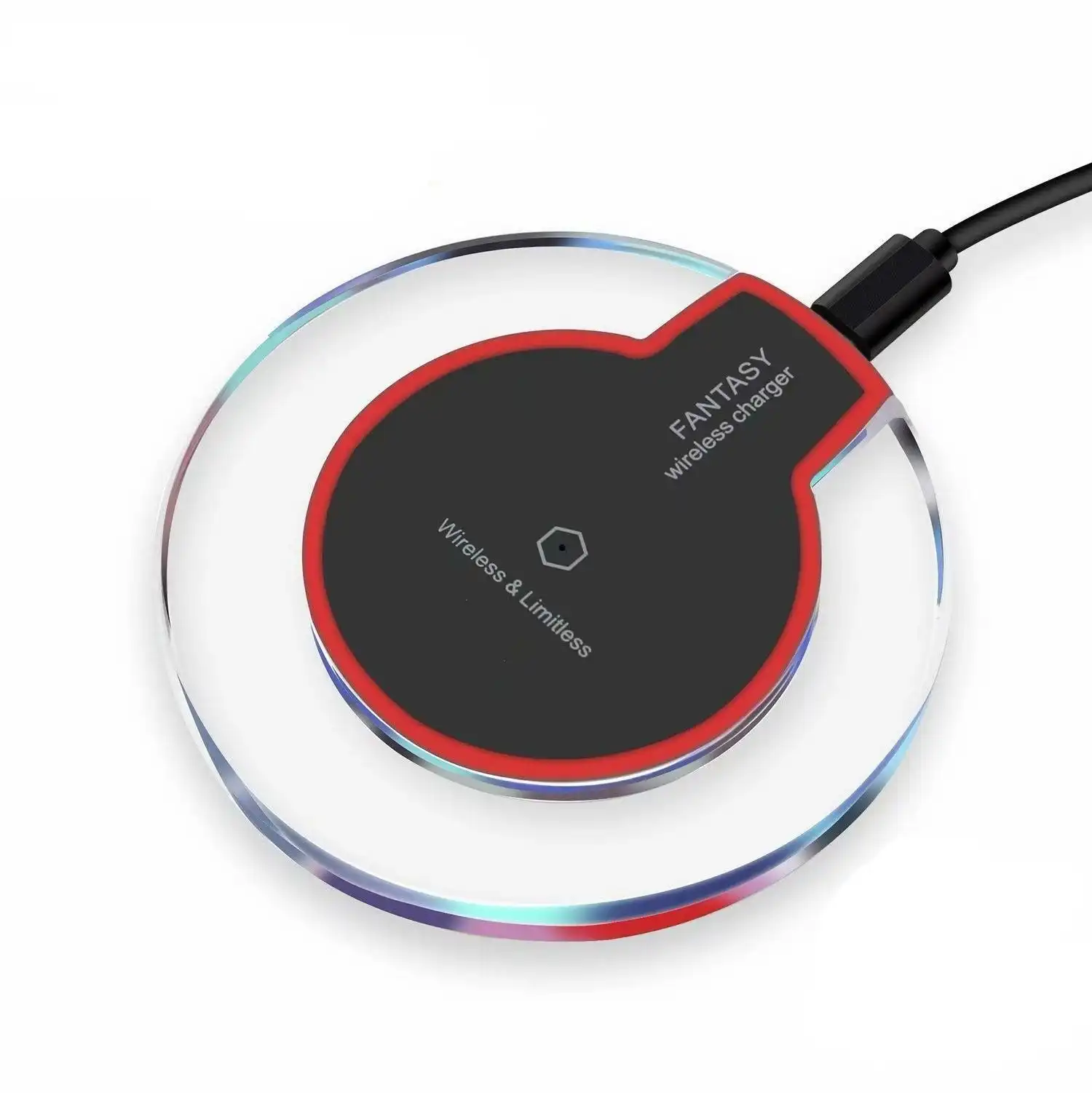 Qi Fast Wireless Charger for Samsung Galaxy S23 S22 S20 iPhone 14 13 12 11 X XS 8 Pixel 7 6