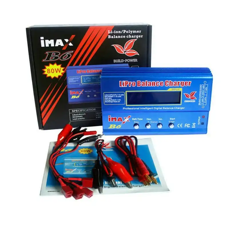 iMax B6AC 80W RC Lipo NiMh Digital Battery Balance Charger Discharger Control