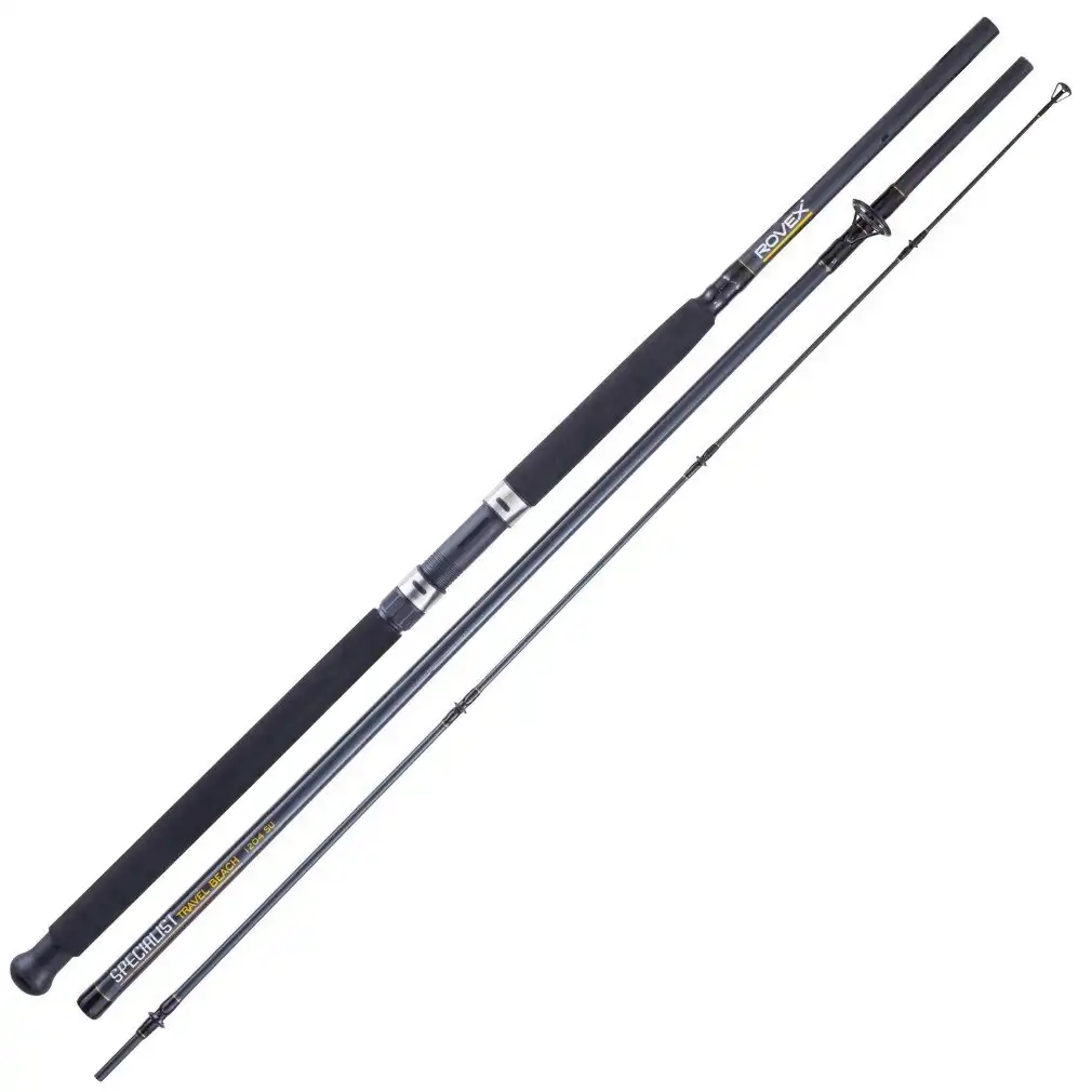 12ft Rovex Specialist 6-12kg 4 Piece Travel Beach Fishing Rod - Surf Rod, Hooked Online