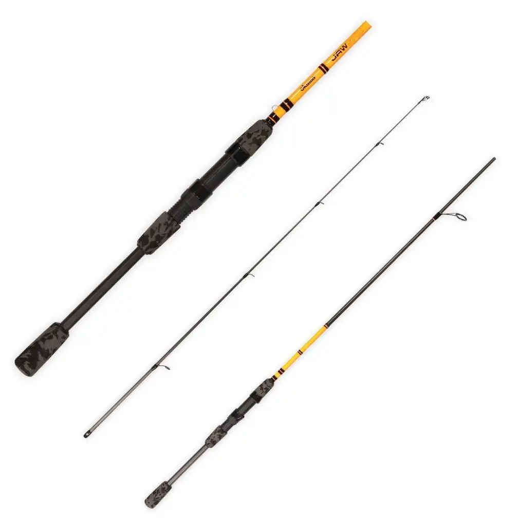 7ft Okuma Jaw 4-8kg Spin Rod - 2 Pce Spinning Fishing Rod with Camo Split  Grips, Hooked Online