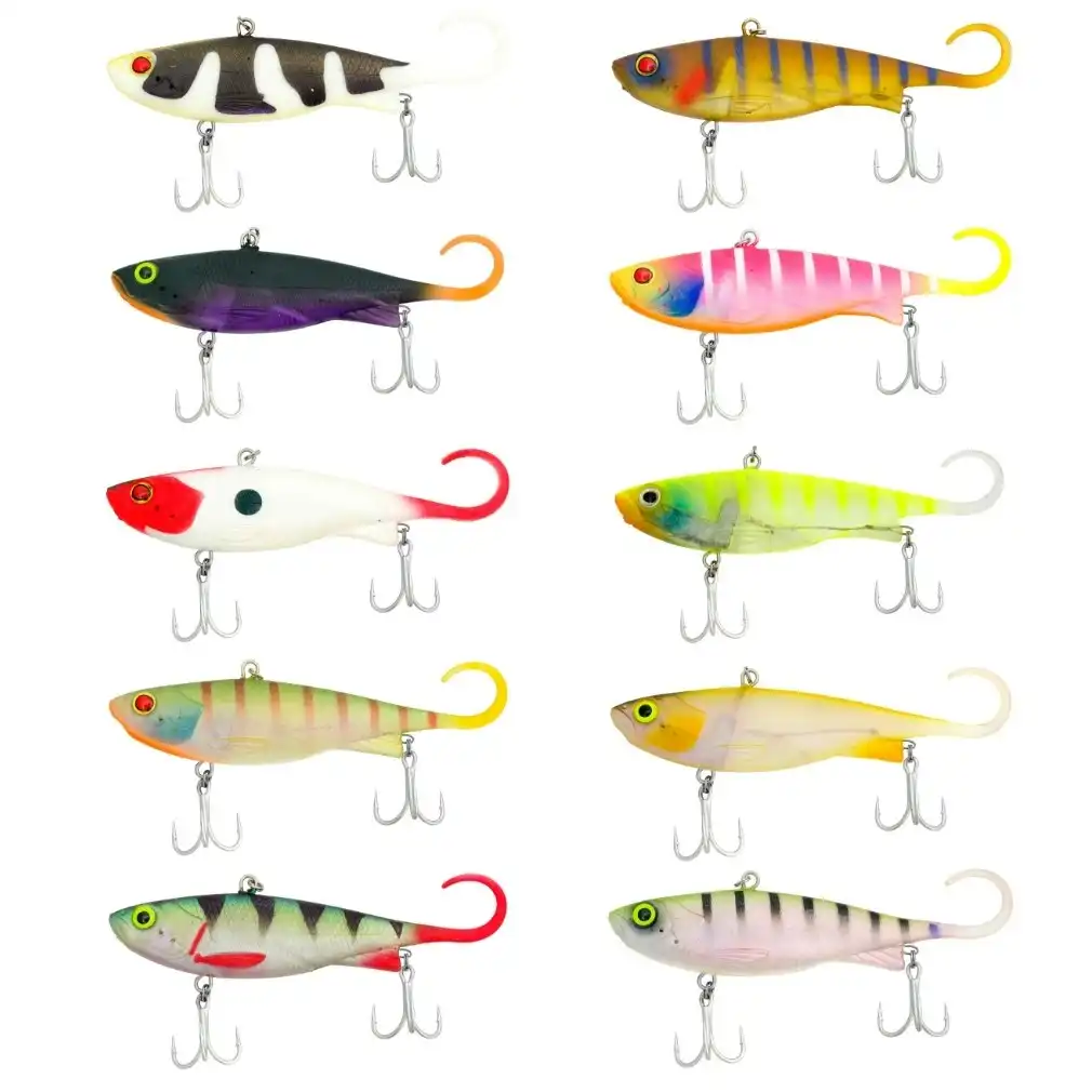 160mm Light Zerek Fish Trap Soft Vibe Crankbait Fishing Lure - 58gm Soft  Plastic, Hooked Online