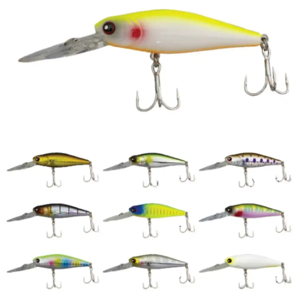 60mm FishArt Magnus Floating Minnow Fishing Lure - 8g Hard Body Lure, Hooked Online