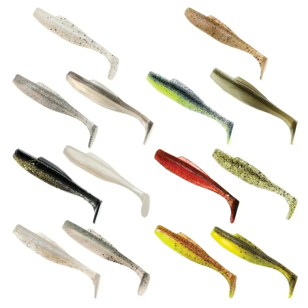 4 Pack of Zman 5 Inch Diezel Minnowz Paddle Tail Soft Plastic Fishing Lures, Hooked Online