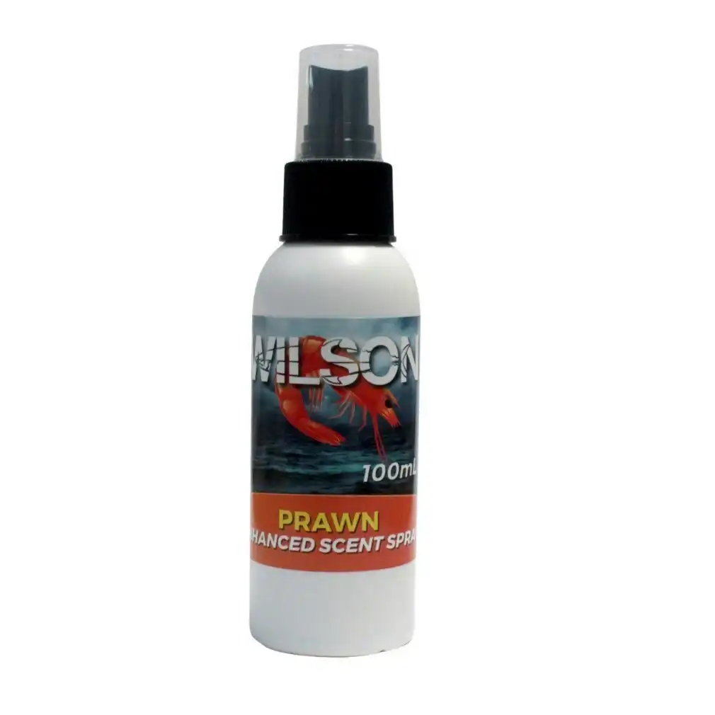 100ml Bottle of Wilson Prawn Enhanced Bait Scent Spray -Fishing Lure Scent