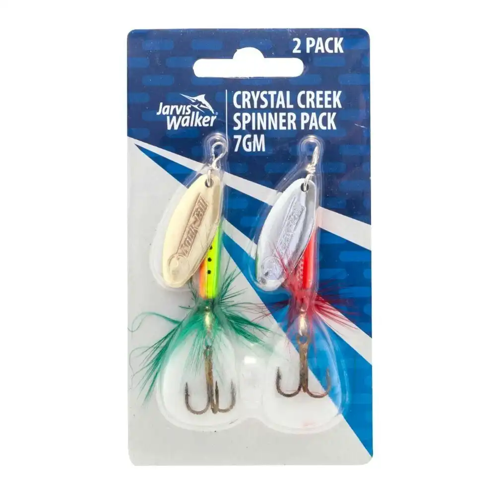 2 Pack of 7gm Jarvis Walker Crystal Creek Spinnerbait Lures