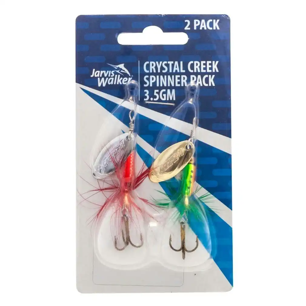 2 Pack of 3.5gm Jarvis Walker Crystal Creek Spinnerbait Lures